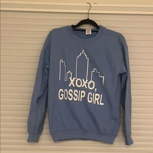 Blue gossip girl crewneck